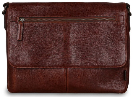 Кожаная сумка Ashwood Leather Blake chestnut brown