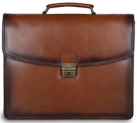 Кожаный портфель Ashwood Leather Orlando tan