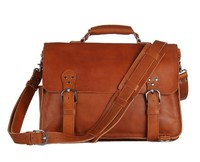 Кожаный портфель-рюкзак  JMD 7161B brown